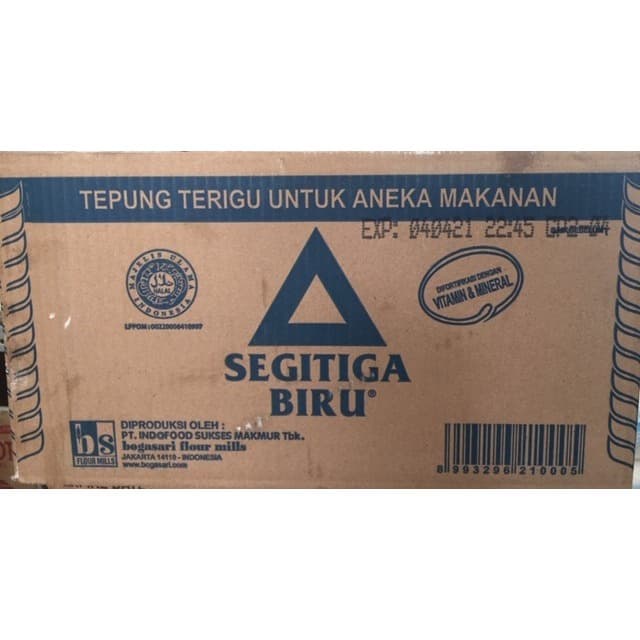 

b011tee Terigu Segitiga Biru Econopack 1Kg Da01D100