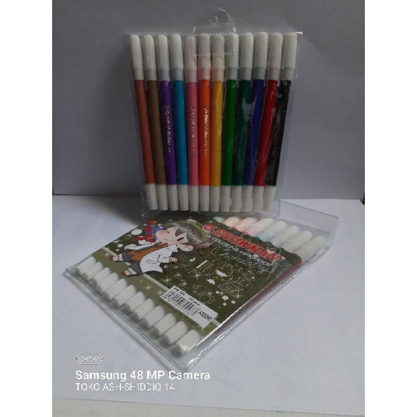 

spidol snowman 1set 12 warna