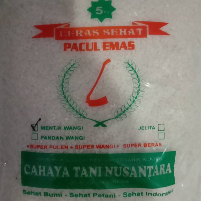 

Beras organik sehat
