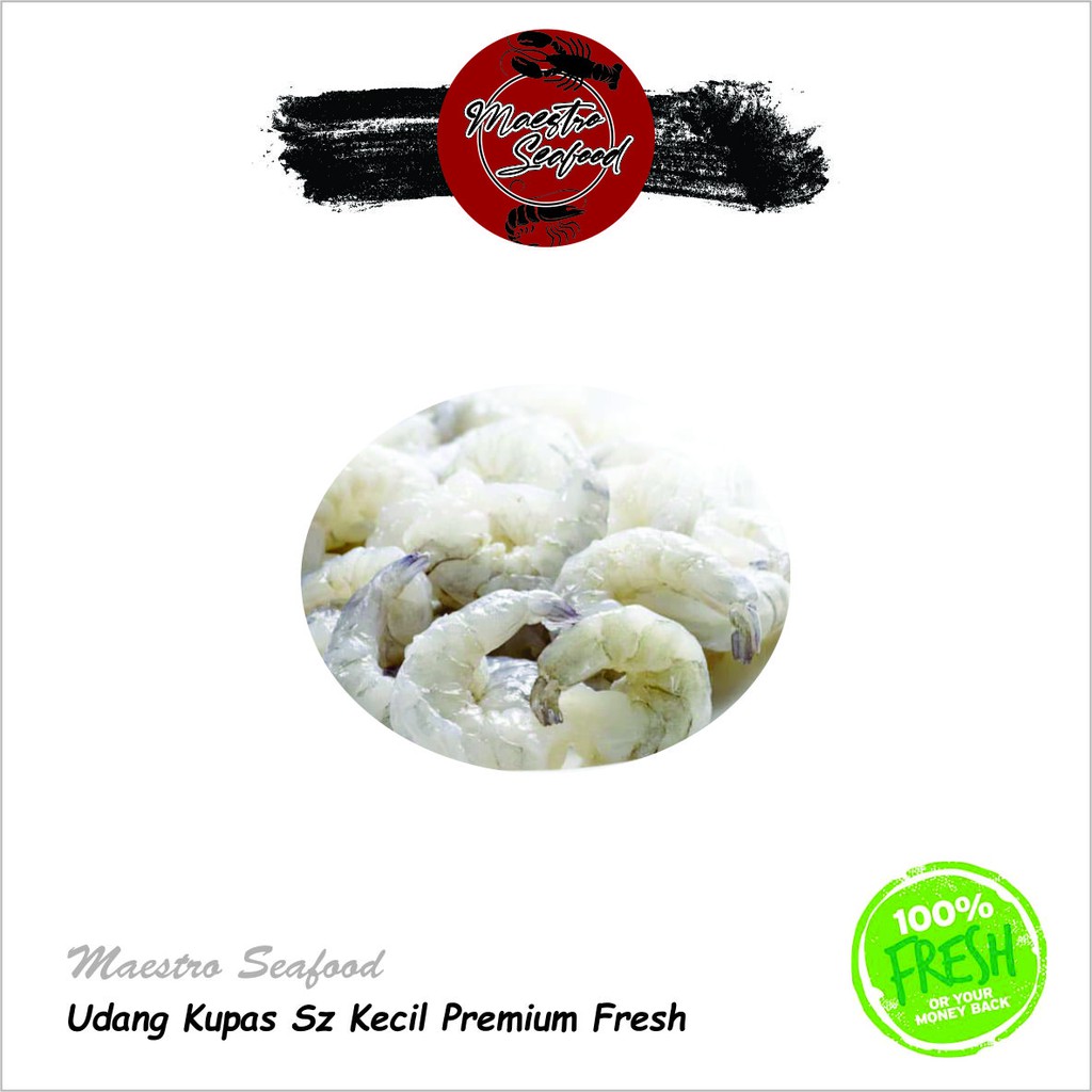 

Udang Kupas Ukuran Kecil Premium Fresh - 500 gr