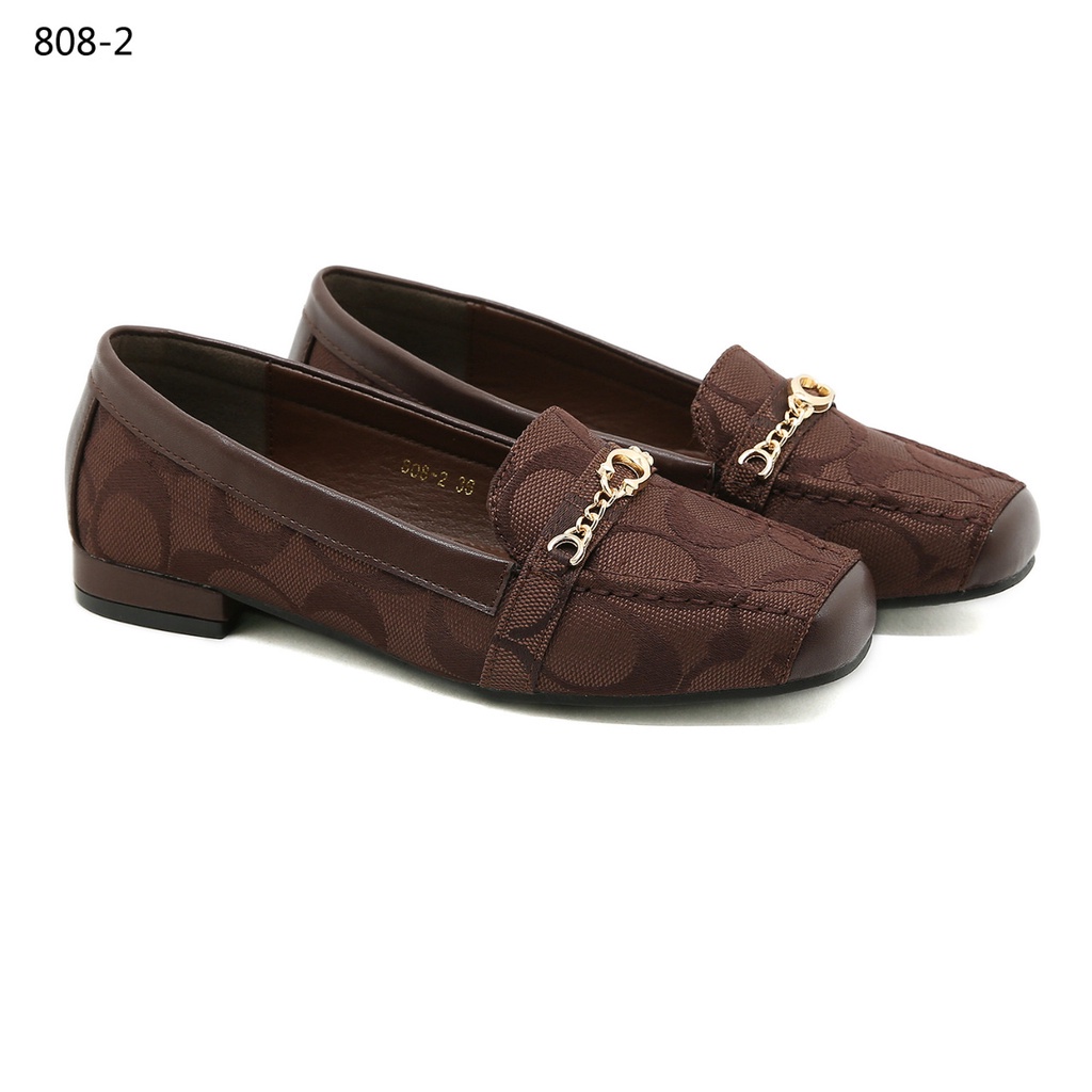 fashion logo Loafers Women's Shoes  #808-2