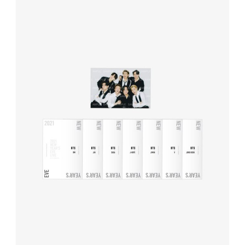 

BTS POSTCARD 2021 NYEL SHARING