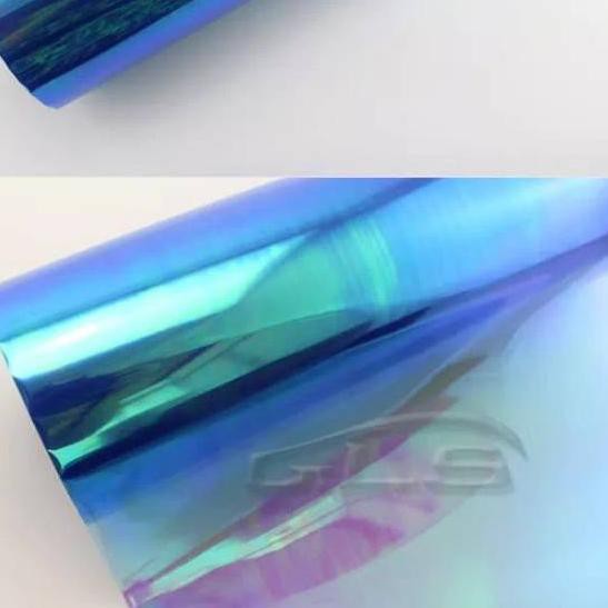 

SPN Sticker stiker bunglon chameleon biru muda light blue 30x50cm 7ZM