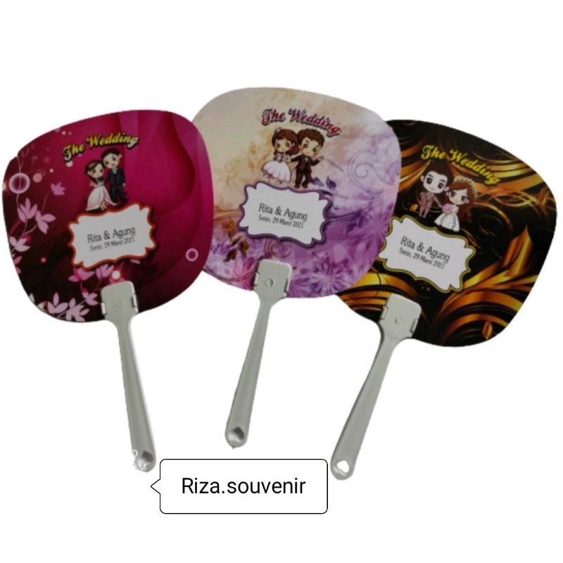 souvenir kipas wedding + sablon nama kkemas plastik