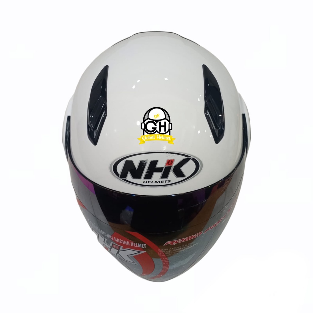 NHK R7 SR SOLID WHITE HALF FACE TERBARU KYOTO GALAXY