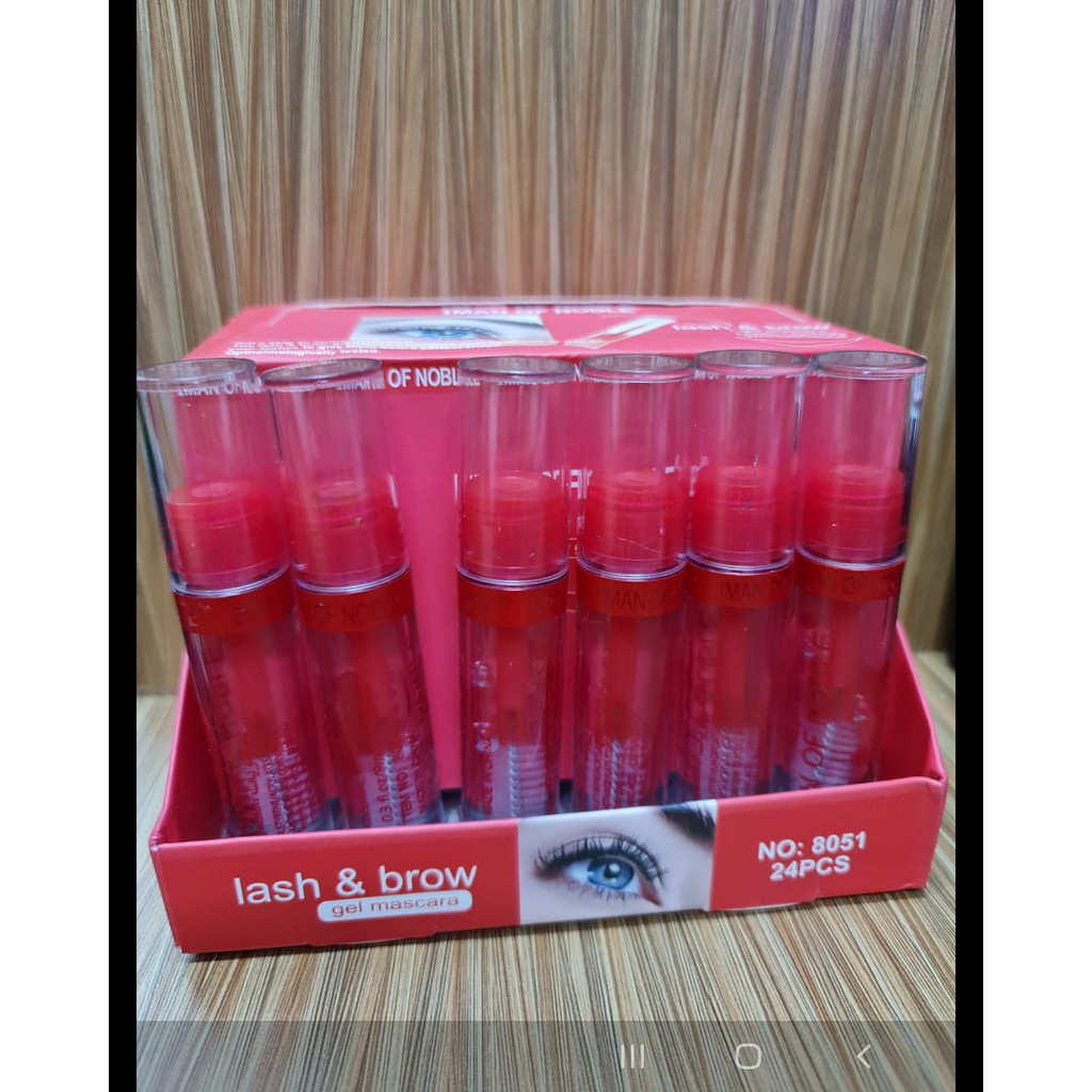 cod termurah lash &amp; brow maskara gel alis dan bulu mata iman off noble