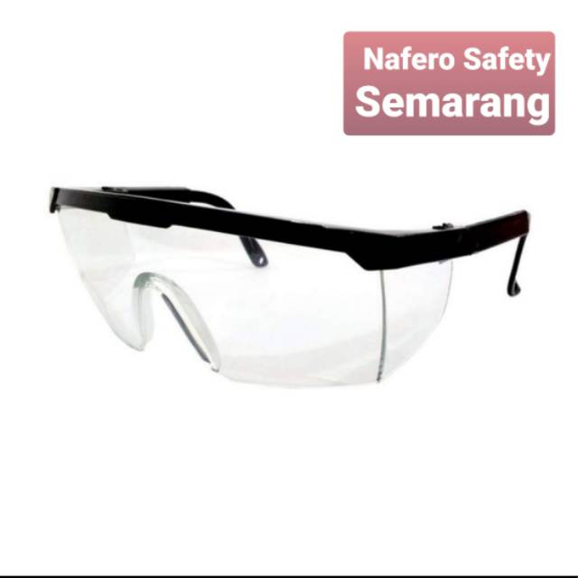 Kacamata Google Safety Eco Clear