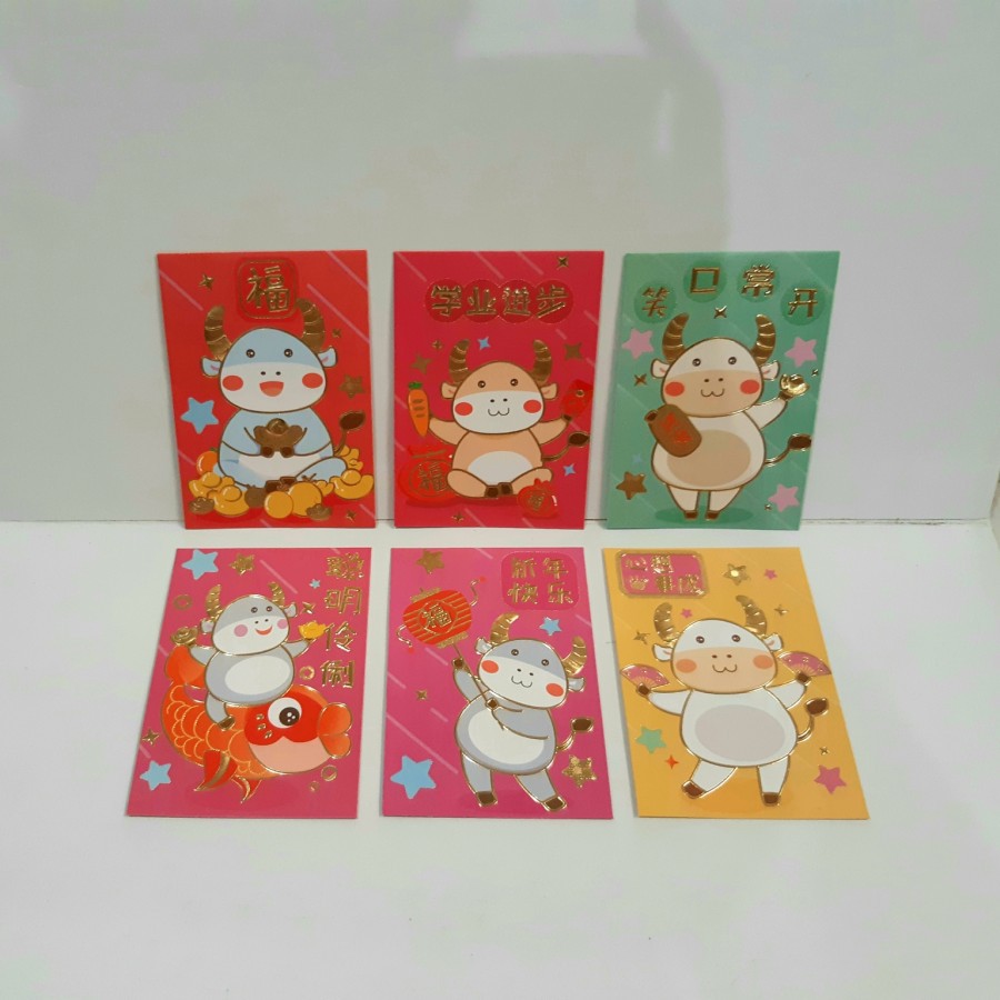 

angpao imlek 2021 shio kerbau LL0324 termurah LIMITED EDITION