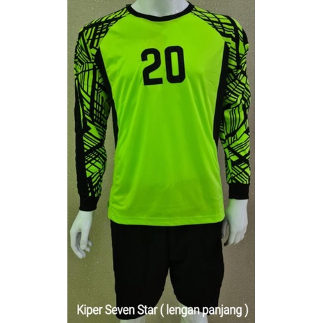 Setelan baju kiper dewasa lengan panjang Seven Star