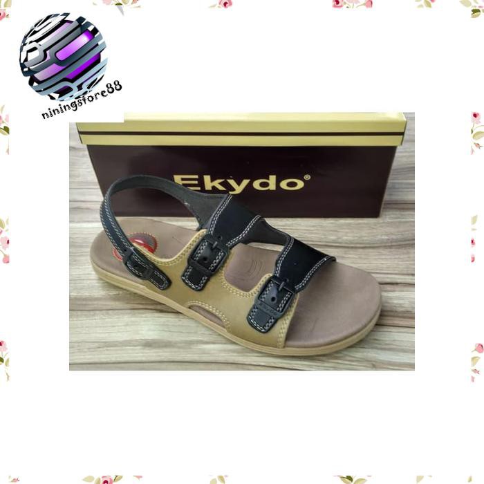 Sandal sendal pria EKYDO by CarvilGUNDALA008 M BLACK DA60