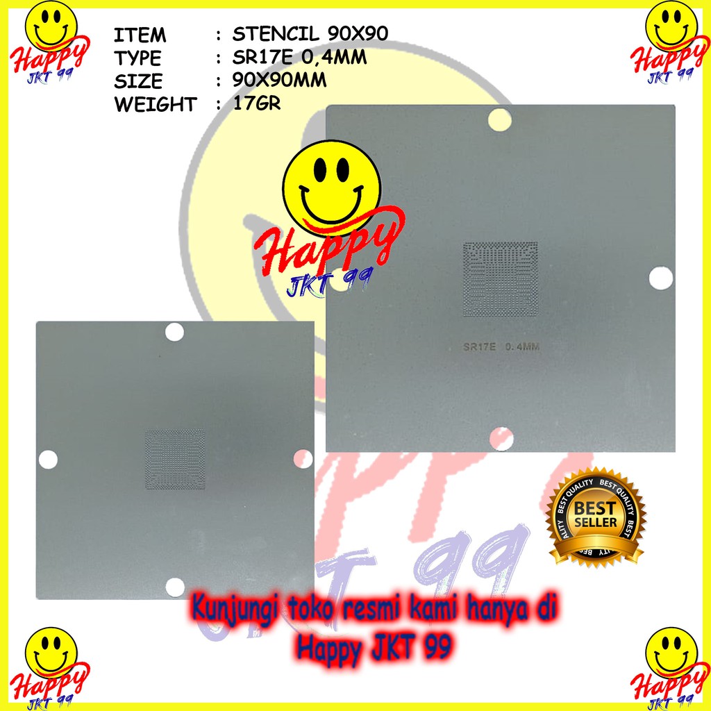 [ HAPPY JKT 99 ] STENCIL 90X90 HM87 SR13H SR17D SR13J SR17E