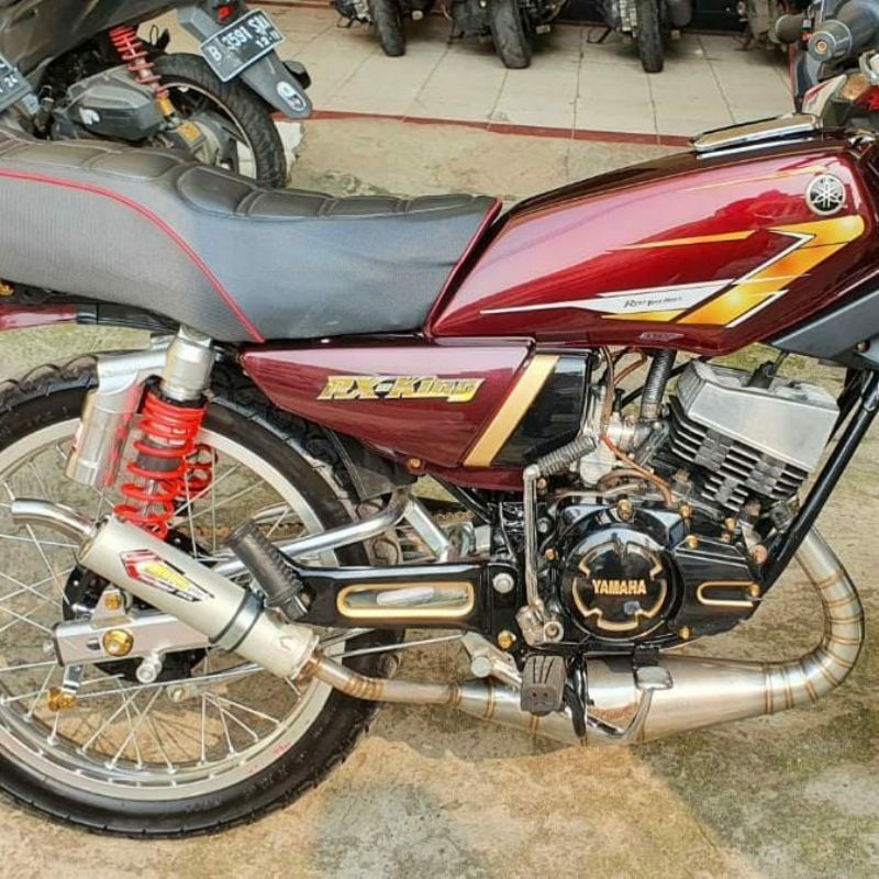 Knalpot Creampie Original Jogja Rx King Pdk Stainless original racing jogja