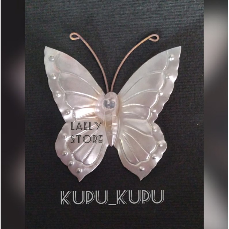 Aksesoris pagar besi ornamen motif kupu_kupu
