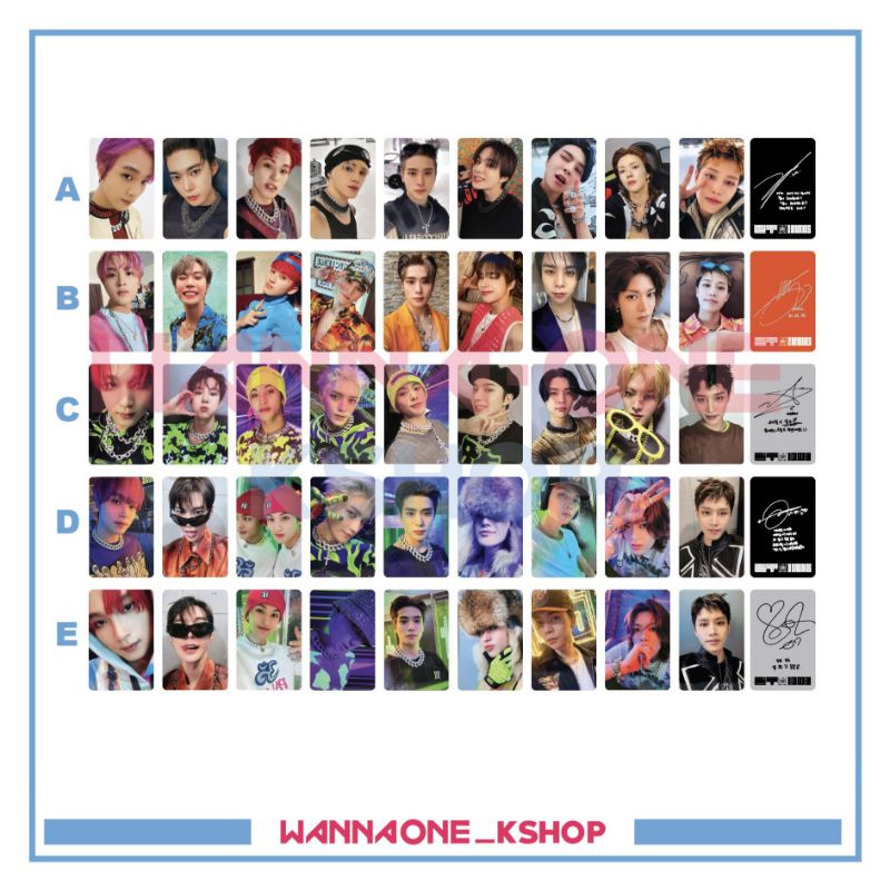 photocard nct 127 2 baddies album digipack photobook