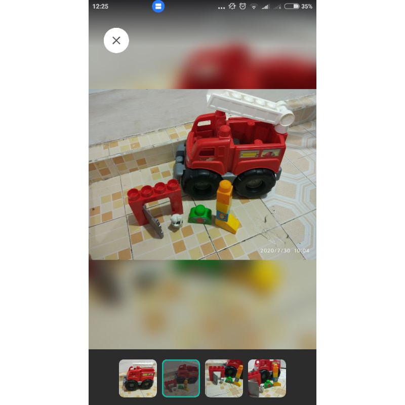 Preloved Megabloks Fire Engine