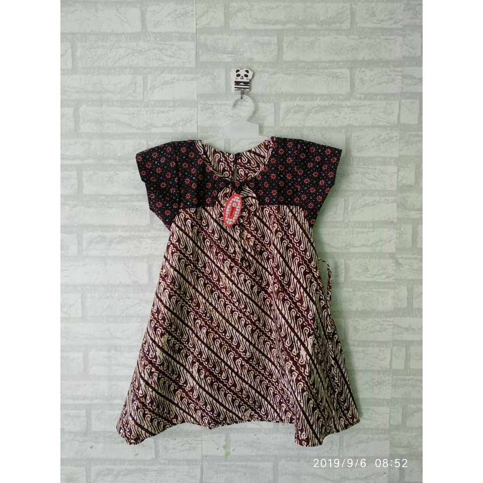 Dress anak batik size XXL usia 9,5 -11th