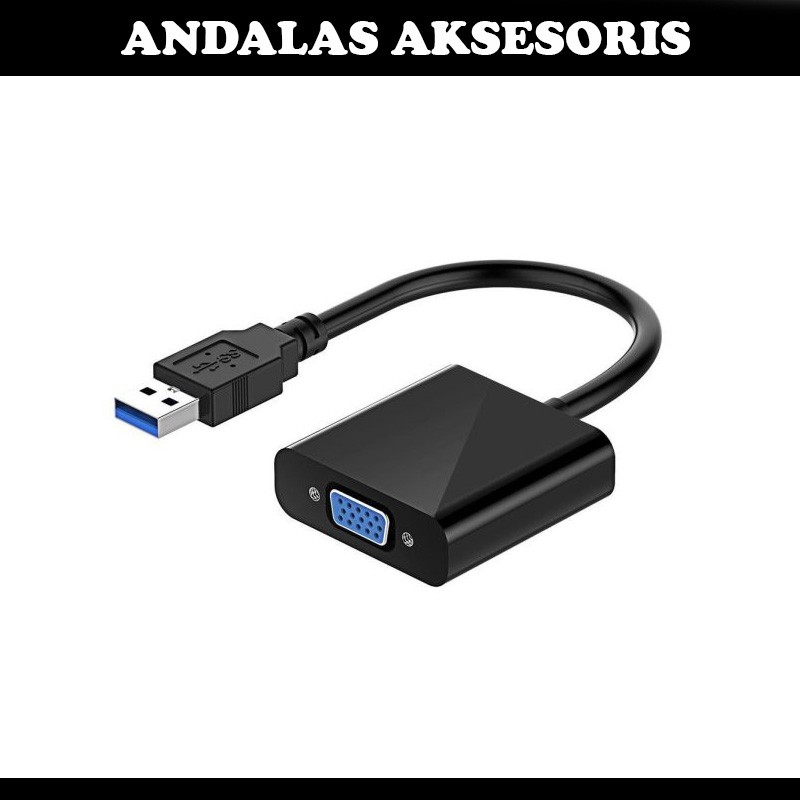 Kabel Usb 3.0 To Vga display adaptor