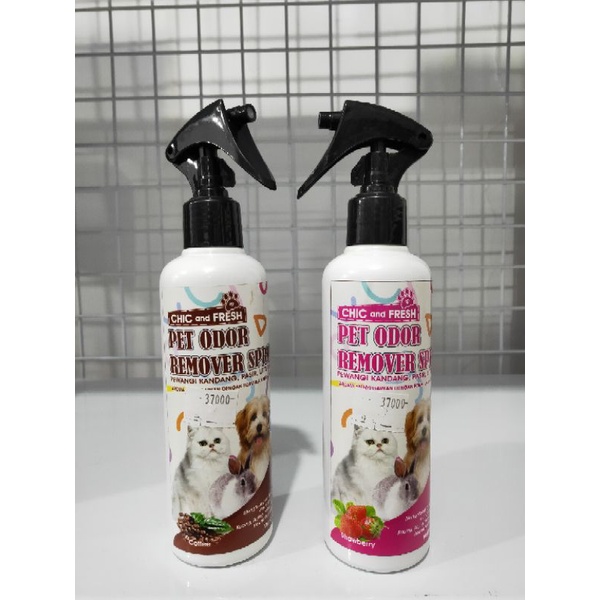 Pet Odor penghilang bau pada litter box 250ml (aroma random)