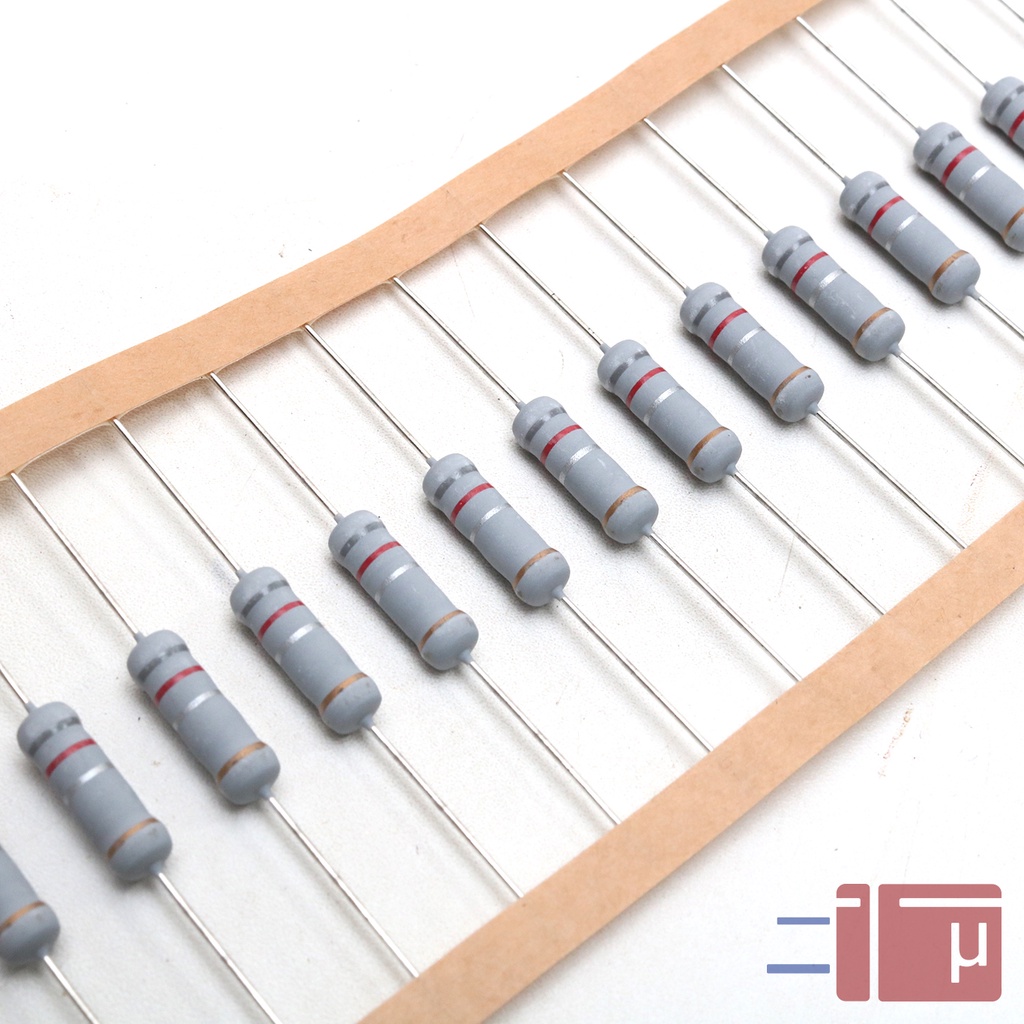 Resistor 0.82R 0.82 Ohm 2W Metal Oxide 5% Taiwan Kaki Tembaga