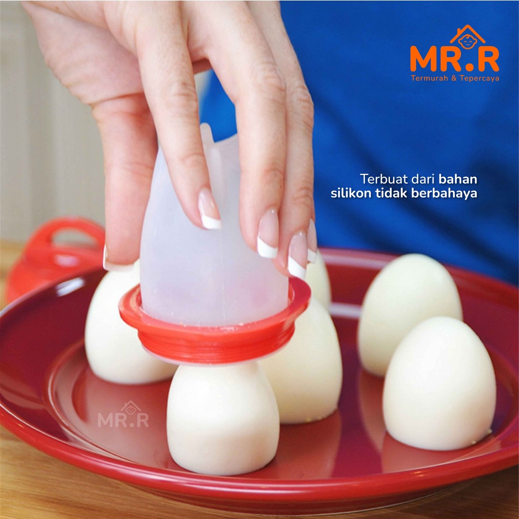 Alat Rebus Telur Cetakan Telur Rebus Perebus Telur Tempat Rebus Telor Silikon Silicone Egg Boil 1 pc