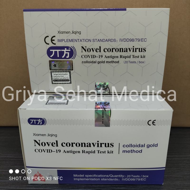ALAT SWAB ANTIGEN SALIVA AIR LIUR NOVEL CORONAVIRUS AKL ORIGINAL