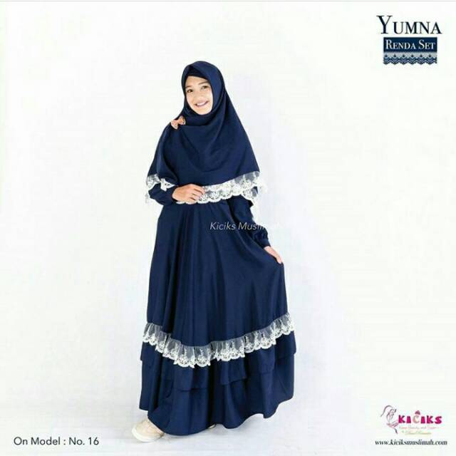Yumna Dress Kiciks Preloved PL Gamis