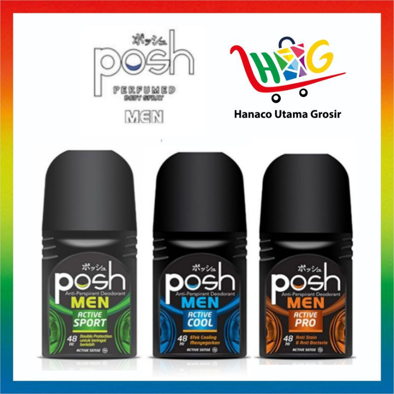 Posh Roll On Men Active