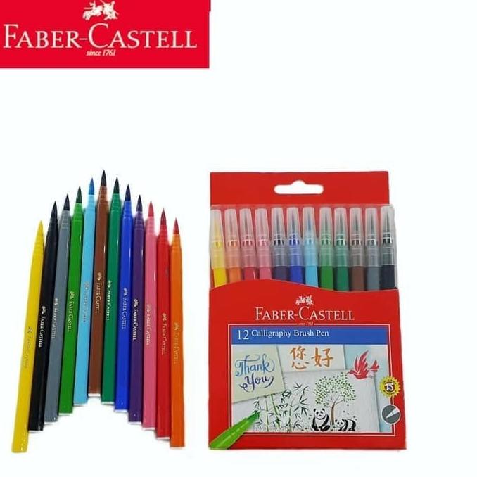 

(BISA COD) Faber Castell Calligraphy Brush Pen TERJAMIN Kode 1428