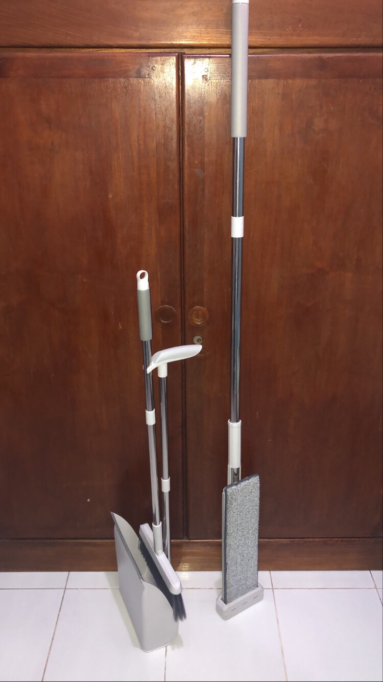 Kain Pel/pel/ 38 * 12 Sihir Debu Mendorong Berani Meningkatkan Orang Malas Pel Datar Handsfree