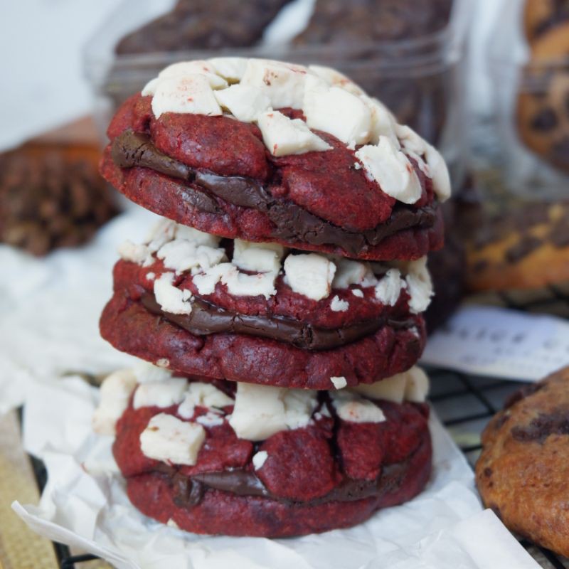 

Red Velvet Soft Cookies