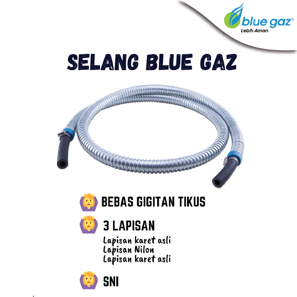 Selang Regulator Blue Gas ORIGINAL / Blue Gaz