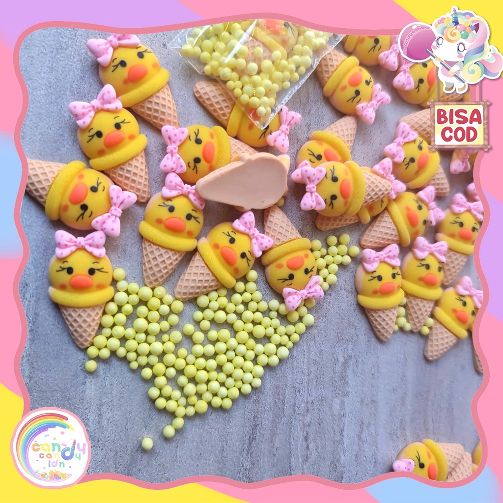 Slime pinky duck / slime bebek / slime original dengan packing bebek unik by kado.idn