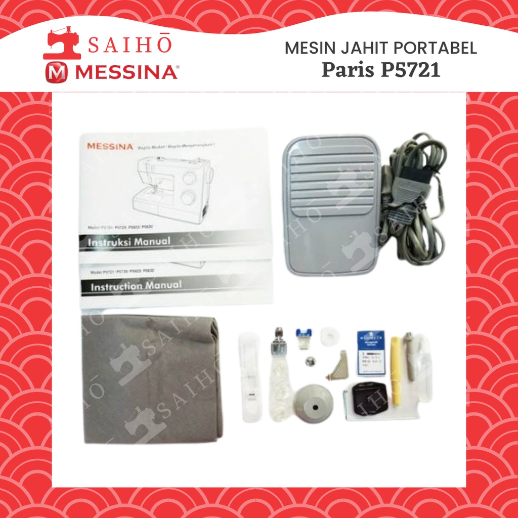 MESSINA PARIS P5721 / P 5721 - Mesin Jahit Portabel