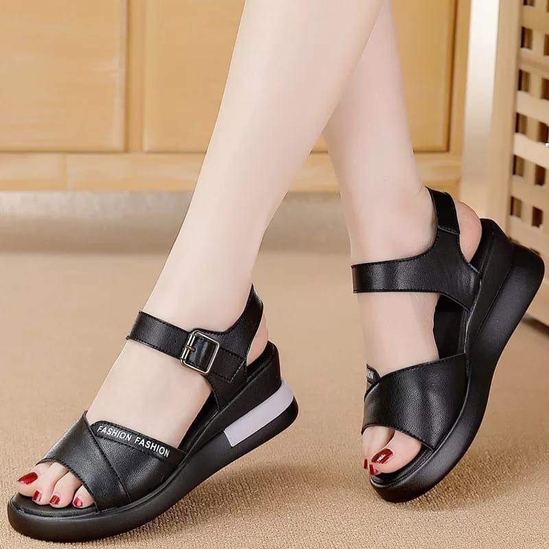 DS Sandal Wedges Wanita Korea Fashion NR78