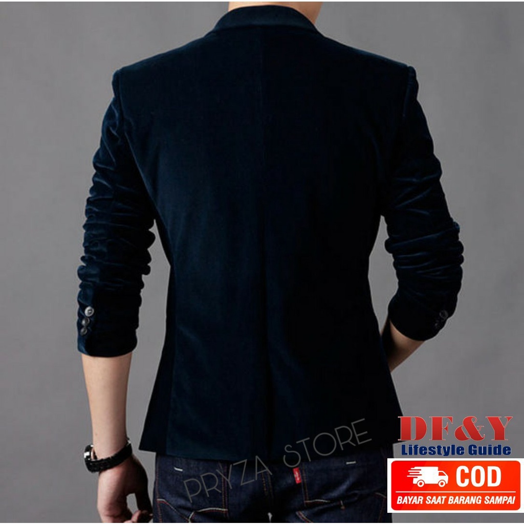 RB YARRAFA Jas Blazer Pria HItam List Coklat /Jas Brownstone / Jas Blazer Pria DF&Y / Blazer Korea /