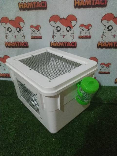 KANDANG KOTAK/BOX HAMSTER PAKET LENGKAP