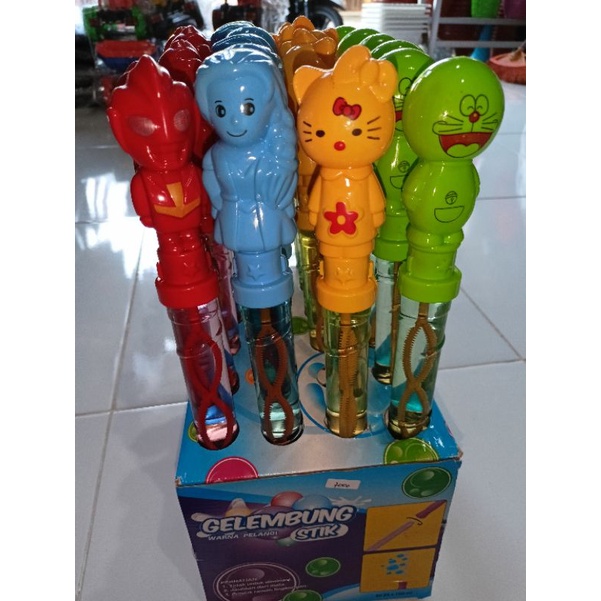 mainan gelembung bubble stick balon sabun gelembung tiup balon