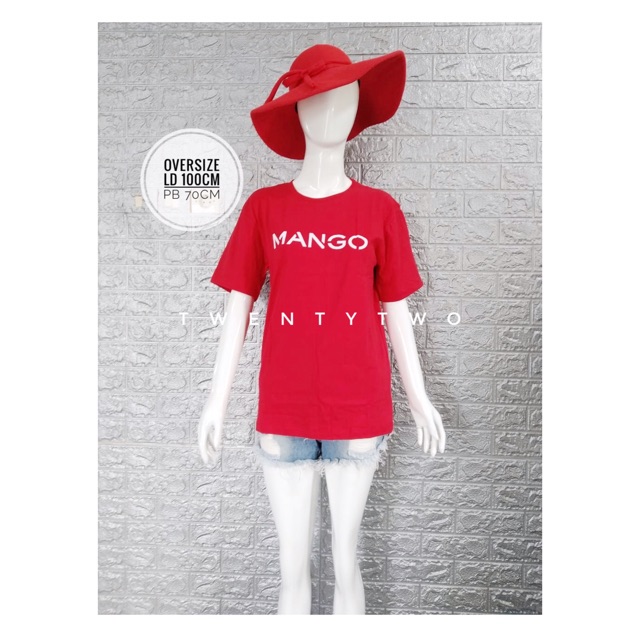 2255 Mango / Kaos woman / tshirt woman / kaos pria/wanita / XL / original kualitas ekspor