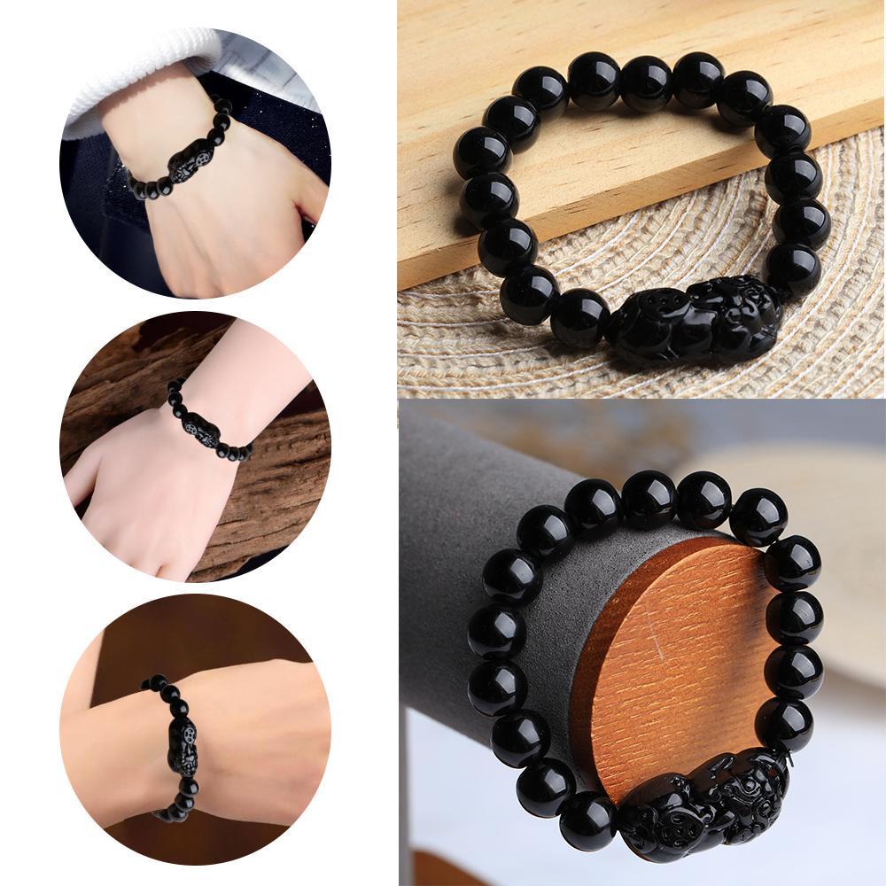 Gelang PREVA Pi Xiu Fashion Kekayaan Hitam Attract 10MM