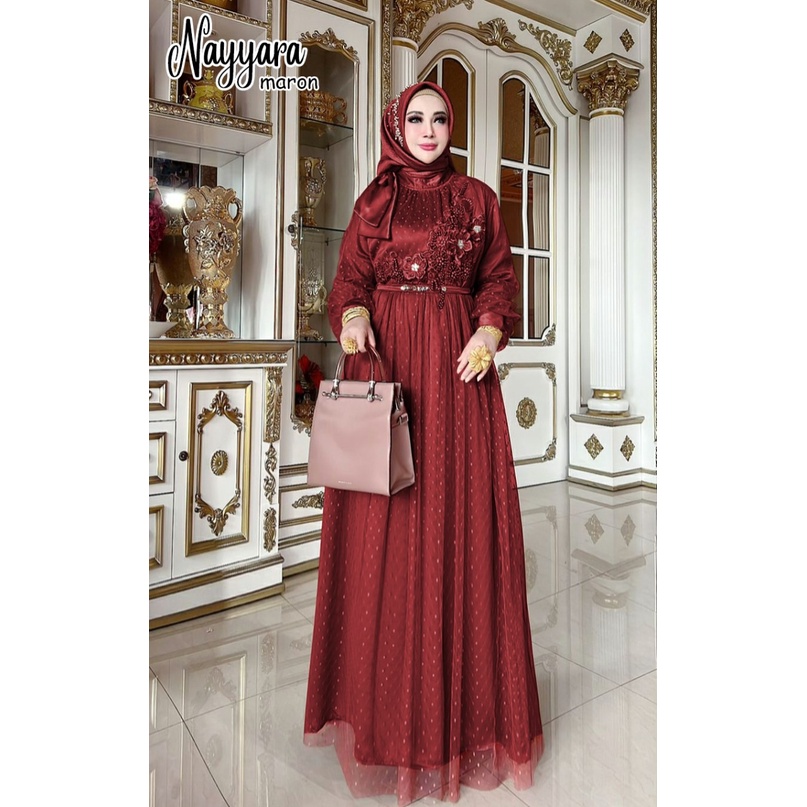 GAMIS KONDANGAN NAYYARA DRESS PESTA KONDANGAN
