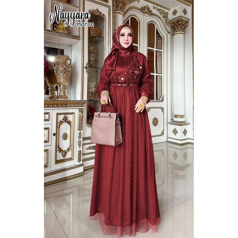 GAMIS KONDANGAN NAYYARA DRESS PESTA KONDANGAN