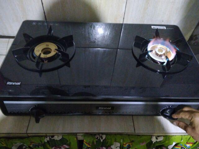 Kompor Gas Rinnai Ri 712ga(b) Khusus Grab/gosend Ri 712 Ga Ri 712 Gab Kompor Gas Kaca