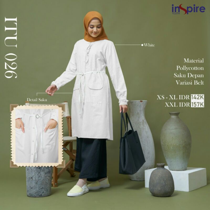 Inspire Tunik Putih ITU 26