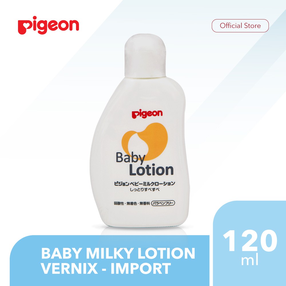 pigeon baby milky lotion