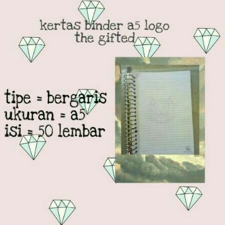 

(UNOFFICIAL) loose leaf / kertas binder the gifted a5 free polaroid