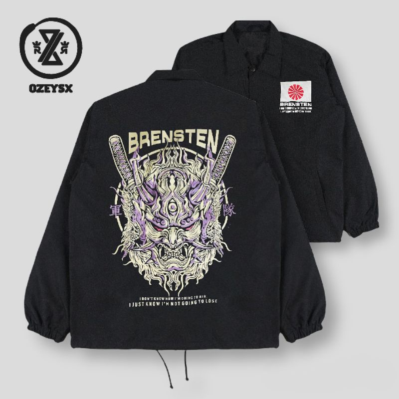 JAKET COACH PARASUT BRENSTEN NAGA DEWASA KEKINIAN/ COACH PARASUT NAGA TERBARU MURAH [COD]