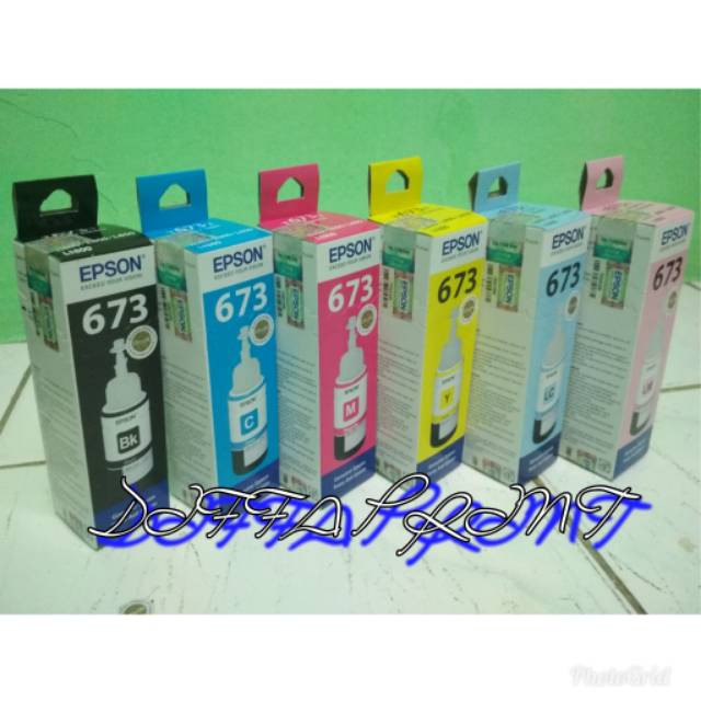 Tinta Epson 673 Original L800 L805 L850 L1800 [ 70ml ]