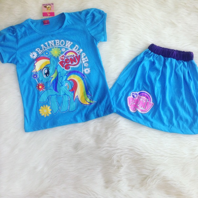 Setelan anak cewek little pony/ baju anak little pony