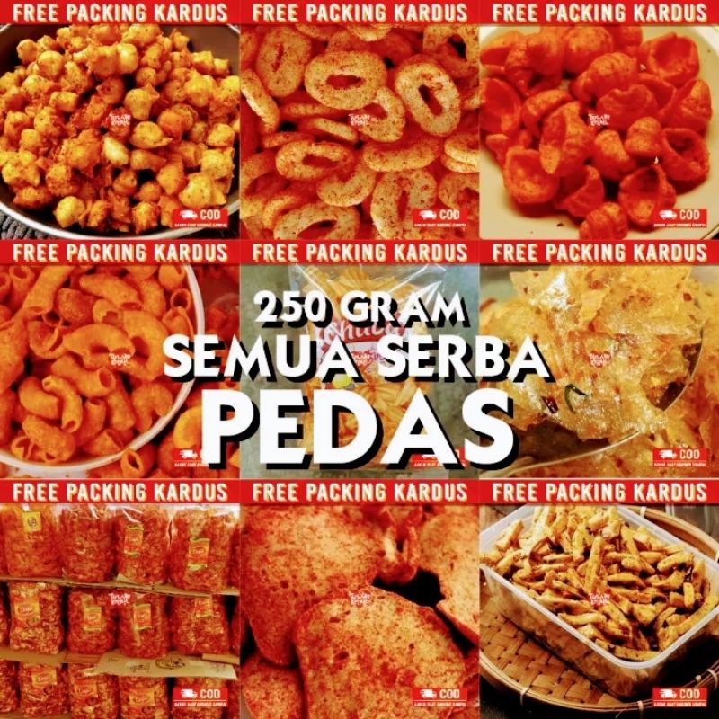 

PEDAS BANGET! MURAH SNACK PEDAS BERBAGAI MACAM