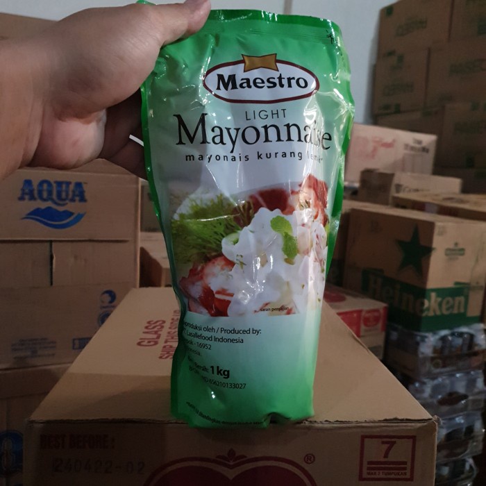 

1000GR - MAESTRO MAYONNAISE 1KG / MAYONAIS MAYONES MAYONNES MAYONESE atayatoko